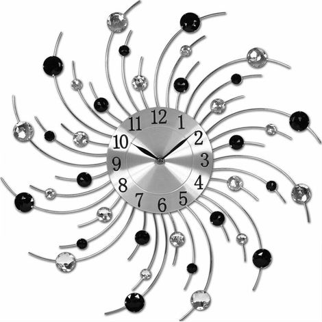 White modern design quartz wall clock (1/3)