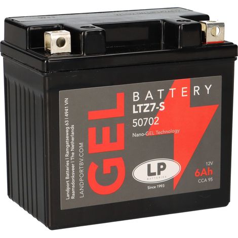Batterie 12V 6Ah für Motorrad Startbatterie MG LTZ7-S