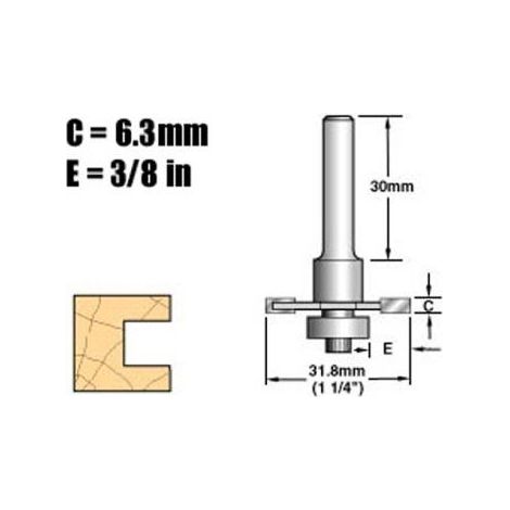 Trend - Rainurage - coupe 6,3mm