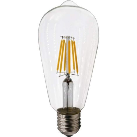 Ampoules LED rétro Edison ST64 E26 (2 pièces, 6W 2700K blanc chaud 2700K, non dimmable, 220V)