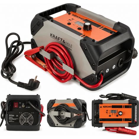 Batterieladegerät mit Startfunktion 20–250 Ah 12/24 V 35 A Kraft&Dele