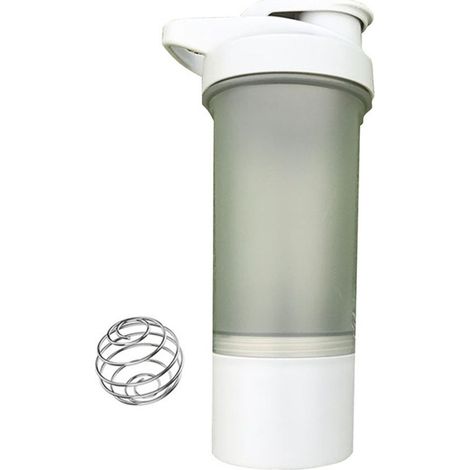 Bouteille shaker pour protéines de 500 ml, bouteille de mélange bleue, bouteilles d'eau de sport pour l'entraînement, bouteilles d'eau de fitness (1/4)