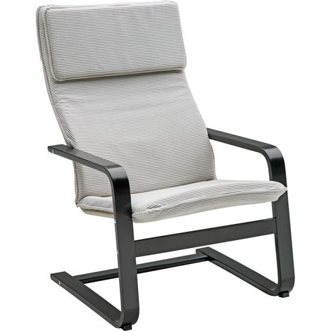 Mömax Schaukelstuhl Manu II in Creme/Schwarz (1/5)