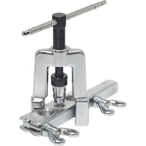 Virax – Dudgeonnière 250620 pour tubes cuivre 1/8" à 3/4" – Collet conique 45° – Outils interchangeables – Coffret plastique robuste