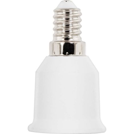 Portalampada adattatore da e14 a e27 per lampadine a led alogene risparmio (1/2)