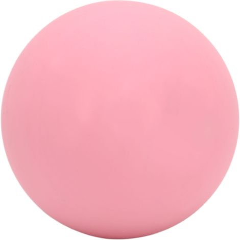 Balle de massage corporel rose pour la relaxation musculaire, le bien-être et le massage fascial. Idéale pour le fitness, le yoga et les pieds. Convient également pour la nuque, le dos et les jambes.