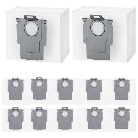 12 Staubbeutel für Roborock Q5+, Q5 Max+, Q5 DuoRoller+, Q5 Pro+, Q7+ Max+/M5+/L5+, Q8 Max+, S8+, S8 Pro Ultra, S7 MaxV/Max Ultra und Q10 S5+/X5+ Saugroboter. Großes Fassungsvermögen: 3,6 Liter.