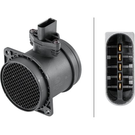 Débitmètre de masse d'air Hella 8ET 358 095-401 AUDI 07D 906 461 07D 906 461 X