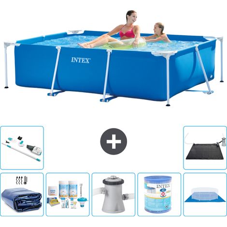 Intex Piscina con struttura Rettangolare - 220x150x60 cm - 8-pezzi  S40049 (1/5)
