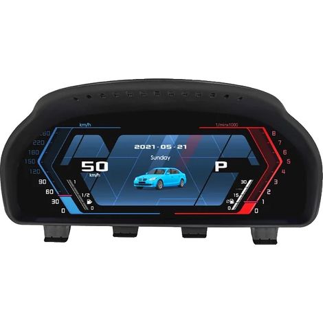 Panel de instrumentos digital, pantalla de 12,3 pulgadas, instalación plug-and-play, F10 con HUD pero sin CarPlay. (1/2)
