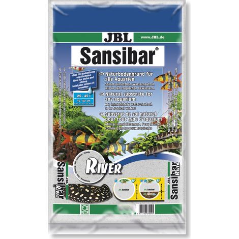 JBL Sansibar River - sabbia bianca a grana grossa per acquari da 12 a 25 litri granulometria 0,4-1,4mm - Formato: 5 Kg (1/4)