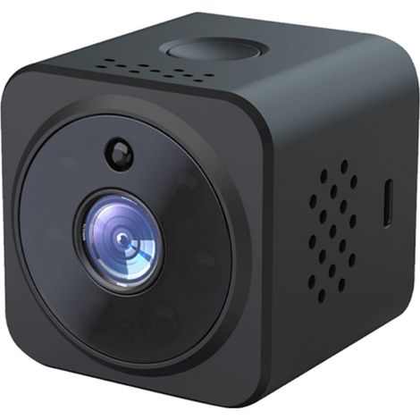 Mini cámara WiFi inalámbrica para interiores con visión nocturna para el hogar. (1/5)