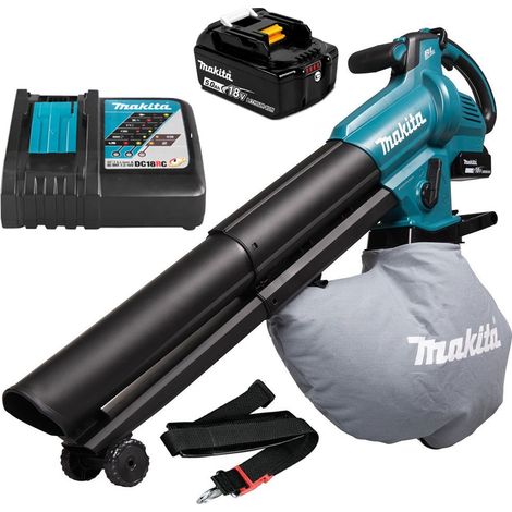 Makita DUB187Z 18V LXT Brushless Cordless Garden Leaf Blower Vacuum T Nozzle 5AH (1/5)