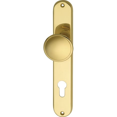 MARCHESI Knopflangschild ELEGANT 22 - PZ 88, Messing poliert ÖNORM