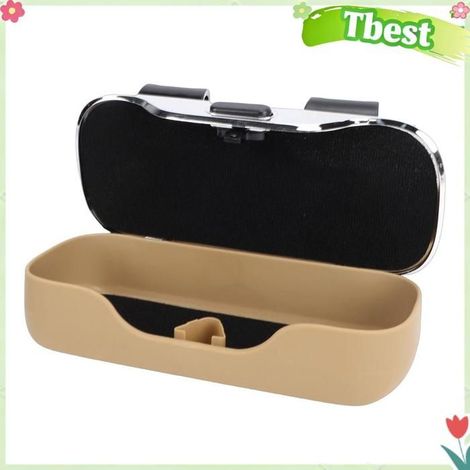 Tbest Support de lunettes de soleil de voiture Porte-lunettes de soleil de voiture, élégant, gain de place, sport outillage (1/5)