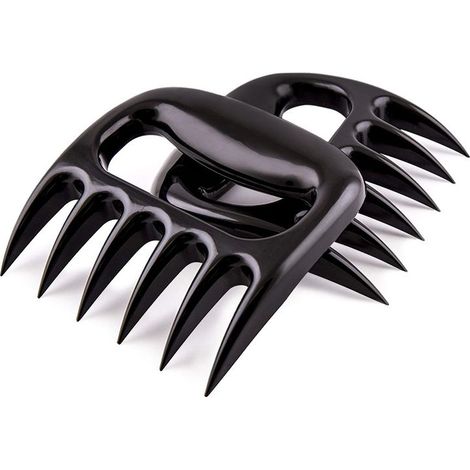 Fourchette à viande pour barbecue, 2 pièces, fourchette à nourriture, griffe d'ours, diviseur de viande, chauffage Anti-brûlure, Gadgets de cuisine (1/5)