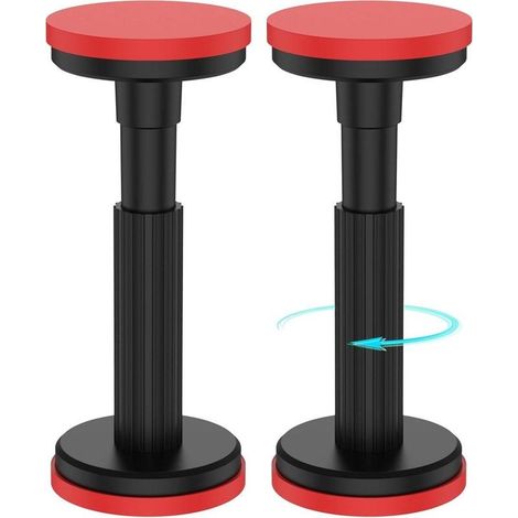 Set of 2 posts of bracket telescopic, system of bracket to recessed, rod of bracket cabinet, supports up to 200 kg, bracket of lifting cabinet of 18 to 45 cm for cabinet, sofa, sink (1/5)