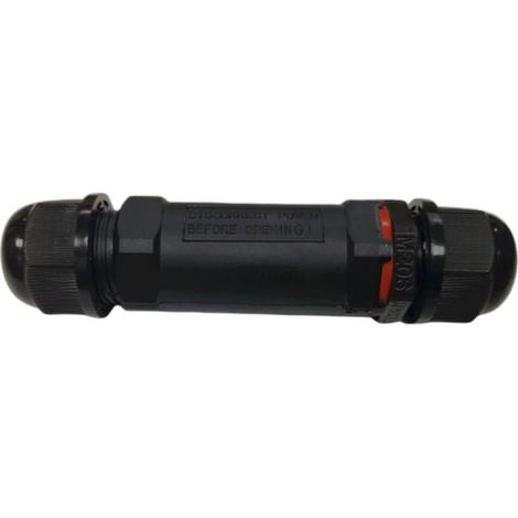 Connecteur linéaire étanche IP68 NOIR - SILUMEN (1/3)