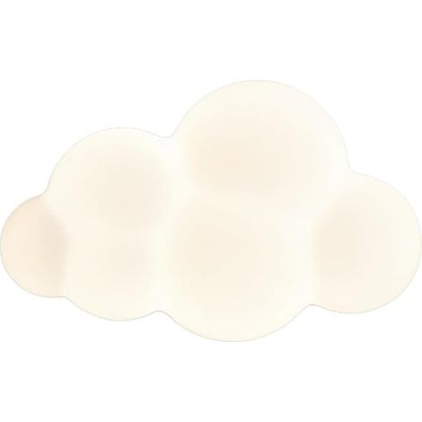 Applique murale moderne et minimaliste en forme de nuage, lumière LED douce et diffuse, 15 W avec télécommande - trois couleurs réglables (19 cm) (1/5)
