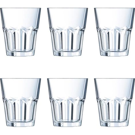 Lot de 6 verres à whisky Transparent 350 ml (1/3)