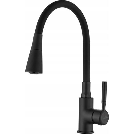 Grifo para lavabo Pogo Plus negro BZ-80-P04 (1/3)