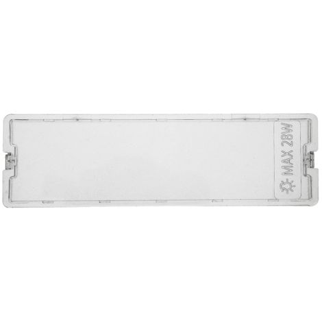 Deflector Trasluz Fagor Modelos CT130LX y CT230  Referencia Original KE0001537  Medidas 55x150 mm  Protector de Lámpara