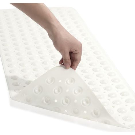 Tapis de bain blanc (1/5)
