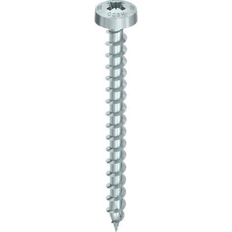 Vis agglo tête ronde HECO TOPIX + 4x50mm PZ