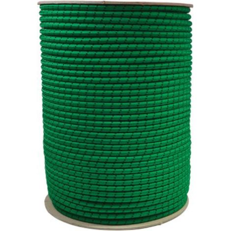 CORDA ELASTICA IN BOBINA - VERDE MM  8 MT 100 - 1 pezzo