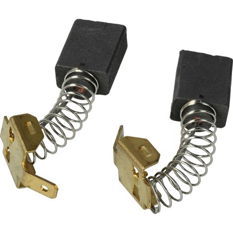 vhbw 2x Kohlebürste 7,25 x 12,5 x 16,3 mm kompatibel mit Bosch GKS 85 3 601 E7A 000 Elektrowerkzeug + Feder