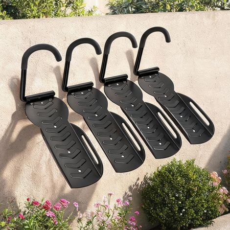 Support à vélos schwarz en metall 25,5 x 10,5 x 4 cm (1/5)