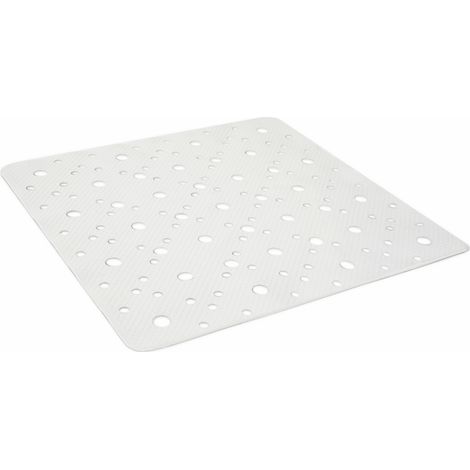 Metaform - Tappeto Antiscivolo doccia Bianco in PVC atossico Mod. Geco