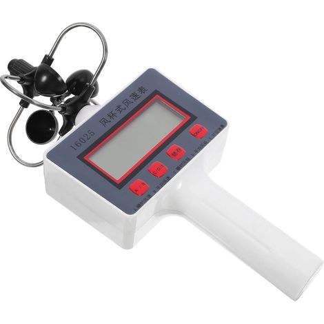 Anémomètre Portable Mesure Précise Vitesse Vent avec Écran Lcd Plastique Solide, Conviviale, Gestion Forestière Travail (1/5)