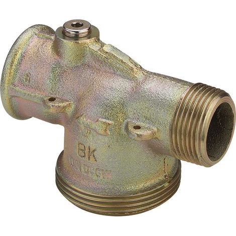 Viega Gaszähler-Anschlussstück G2329 ohne Prüfschraube, Temperguss verzinkt (1/2)