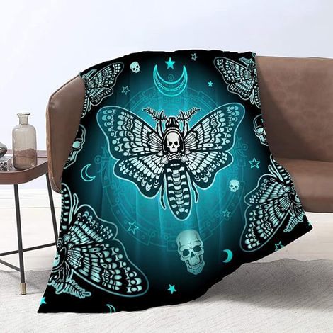 Couverture d'Halloween 100 cm x 130 cm, idéale pour les lits de fête - 22 (1/5)
