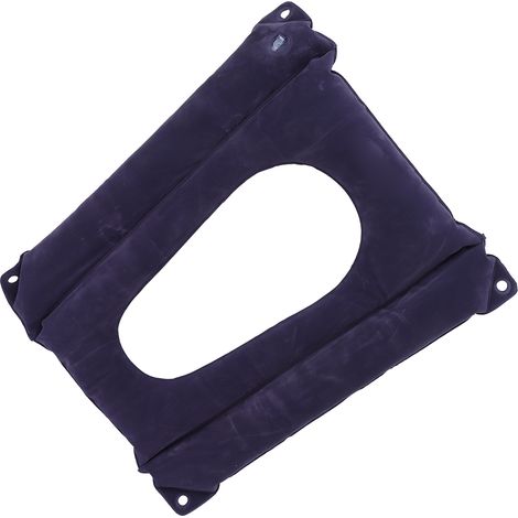 Coussin de chaise gonflable prévenant les escarres, lavable, pour hémorroïdes et confort en position assise prolongée. (1/5)
