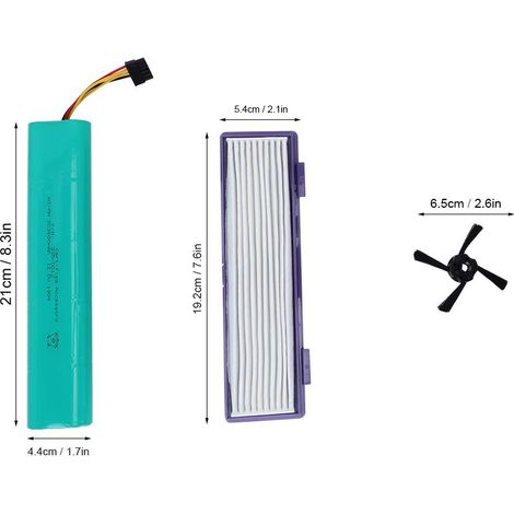 Filtre de rechange pour aspirateur avec batterie, compatible avec les modèles Neato D70e, D75, D80 et D85. (1/5)