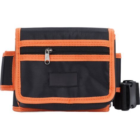 Sac de taille pour outils de réparation, pochette multifonctionnelle en tissu Oxford de grande capacité pour électriciens et entrepreneurs (1/5)