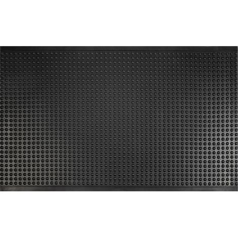 Arbeitsmatte Bubble Naturgummi Schwarz 60 x 90 cm