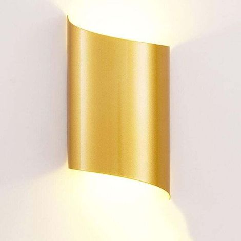 Spiral LED wall light, modern creative bedside lamp, two-way lamp, warm color 3000K, 10W MUMU (1/4)