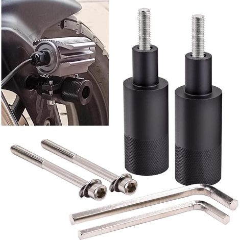 2PCS Support de Phare Moto,Universel M6/M8 Support de Montage LED En Alliage Support de Fixation pour Motos Feux Additionnels/Moto Anti Brouillard (Diamètre Applicable 1"-2.4")