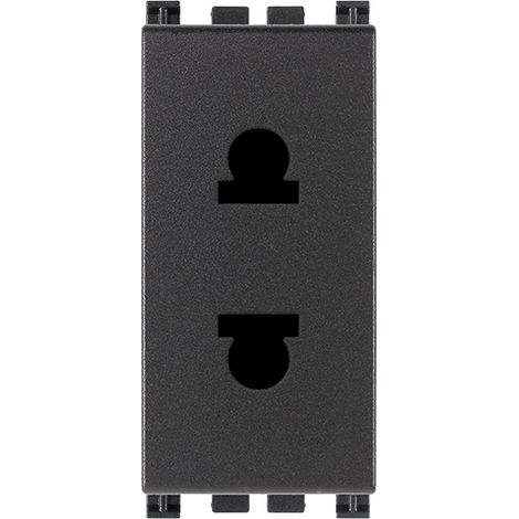 VIMAR - 19234 Enchufe SICURY 2P 16A USA+EU D4.8mm gris