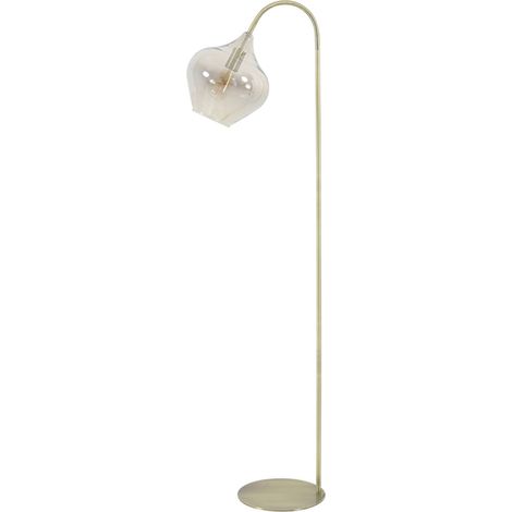 Light & Living - lámpara de pie - Rakel - dorado - vidrio -