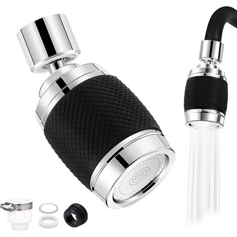 Kitchen Tap, Water Saver for Tap, 360 Degree Rotatable for Kitchen Faucet, Extension Tap for Kitchen, Extension Tap Three Modes, Aerator Tap with Filters (1/5)