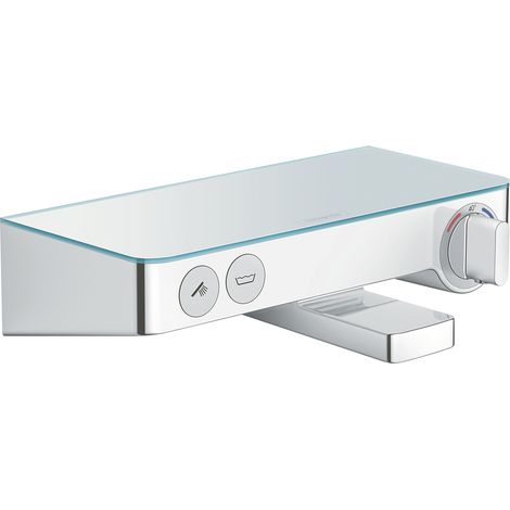 Hansgrohe – Mitigeur thermostatique de baignoire – Finition métal chromé – Entraxe 150 mm ± 12 mm – Débit 20 l/min – Sécurité à 40 °C (1/6)