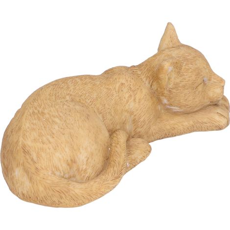 Stèle Commémorative pour Chats et Chiens en Résine Imitation Pierre - Décoration Jardin et Pelouse, Modèle C Sable