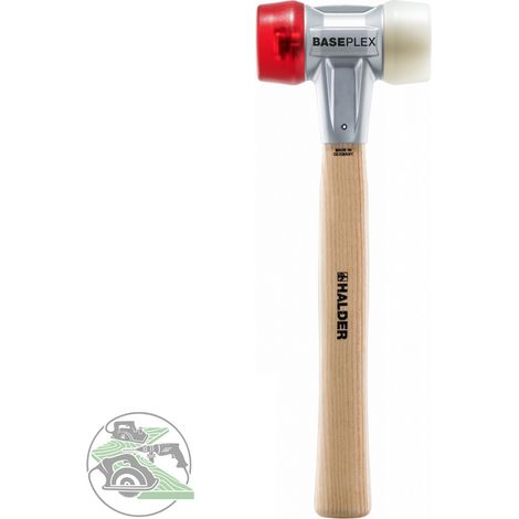 Halder BASEPLEX Schonhammer Hammer 40 D. 325 mm 510 g Holzstiel 3968.040