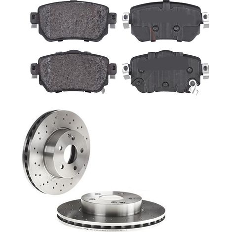 KIT FRENI POSTERIORI compatibile con RENAULT KOLEOS II (HC) - DISCHI + PASTIGLIE OEM: 13.0460-2600.2 / 0 986 479 453 /SOSTITUZIONE DIRETTA/BASSA POLVERE/SILENZIOSO (1/5)