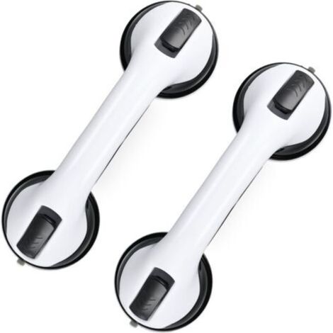 Poignée Ventouse pour Salle de Bain Barres d'appui de Douche Forte Prise pour handicapés, Seniors, poignée de Douche sans perçage et Amovible,2 PCS (1/5)