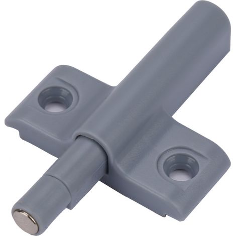 10 Stück magnetische Schranktürverschlüsse, pufferfreier Griff, Schubladenrückpralldämpfer (klein) (1/5)